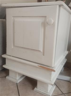 White side table
