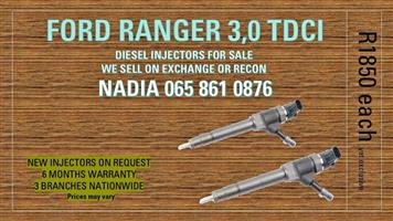 FORD RANGER 3.0 TDCI DIESEL INJECTORS FOR SALE