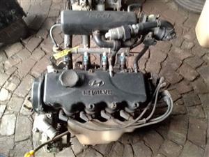 1999 Hyundai accent engine code G4EK complete engine still running good