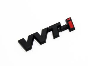 VVTI Matt Black Sticker Badge