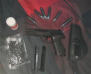 Brand New Paintball Marker (menace) Handgun