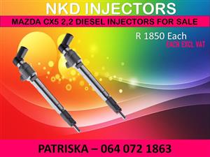 DIESEL INJECTORS NEW OR RECON FOR MAZDA CX5 2.2 FOR SALE