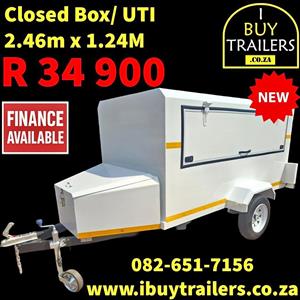 2027 Closed Box Luggage Utility Trailer 