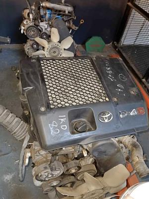 TOYOTA HILUX 1KD 3.0L ENGINES FOR SALE