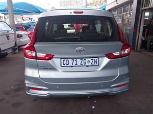 2025 TOYOTA RUMION 1.5 ENGINE CAPACITY SX 7 SEATERS MANUAL PETROL PETROL BLUE SERVICE BOOK CLOTHES.