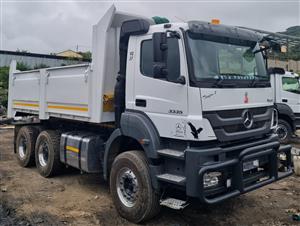 2012 Mercedes Benz Axor 3335 10cube dropside tipper truck for sale