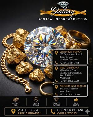 CASH for GOLD. Gold Jewellery, Coins, Diamonds..