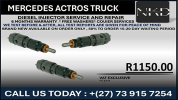 Mercedes Actros Truck Diesel Injectors 