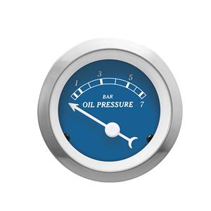 Autogauge 52mm Oil Pressure Gauge (Blue Face)