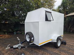 Box Trailer 1.6 Ton Single Brake Axle