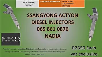 SSANGYONG ACTYON DIESEL INJECTORS FOR SALE