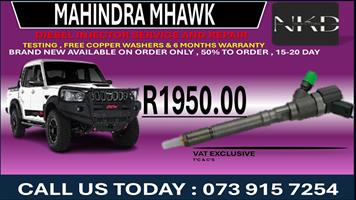 Mahindra Mhawk Diesel Fuel Injectors 