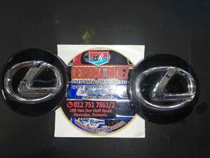 Lexus rim badge
