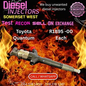 Quantum diesel injectors