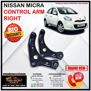 NISSAN MICRA CONTROL ARM RHS