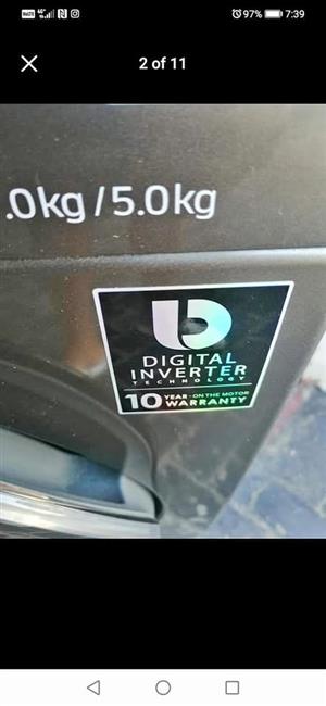 SAMSUNG 7KG ECOBUBBLE WASHER DRYER AS GOOD AS NEW