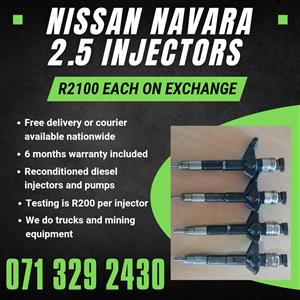 NISSAN NAVARA YD25 INJECTORS FOR SALE WITH WARRANTY 