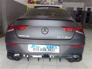 2022 MERCEDES BENZ CLA 45s AMG AUTOMATIC  PETROL   BLACK COLOUR  SUNROOF  REVERSE CAMERA  64,000KM