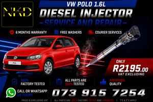 Recondition_Vw_Polo_1.6L_Injectors 