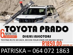 INJECTORS FOR TOYOTA PRADO FOR SALE