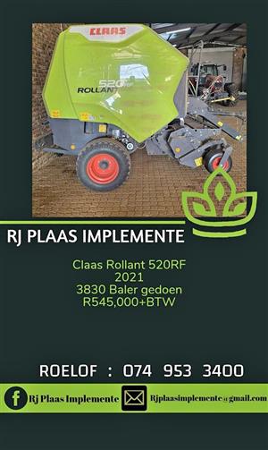 Claas Rollant 520RF  2021