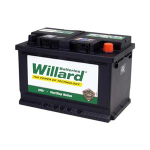 Willard 652 Car Battery | 12V 70Ah 590CCA | Maintenance-Free