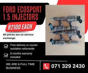 FORD ECOSPORT 1.5 INJECTORS FOR SALE WITH WARRANTY 