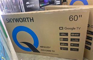 Skyworth 60 inch google smart TV  Contact for price Payment confirms your order
