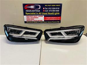 Audi Q5 left and right side LED headlights 