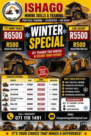 ADT DUMP TRUCK MINING SKILLS CENTER AT RUSTENBURG