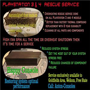 PlayStation 2,3,4 Repairs and Service-Welkom-PS2-PS3-PS4