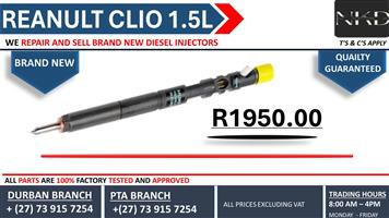 Renault Clio 1.5L Diesel Injectors 