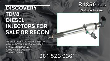 DISCOVERY TDV8 DIESEL INJECTORS FOR SALE TEST REPORTS 