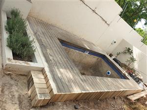 Pool decking & Wooden flooring installation 
