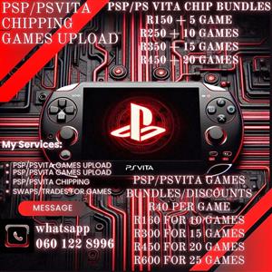 PSP/PS VITA CHIPPINGS/GAMES UPLOAD.