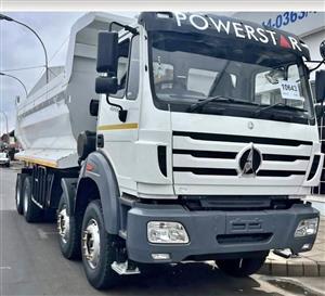 NEW POWERSTAR VX 4042 TWINSTEER,  18CUB TIPPER TRUCK