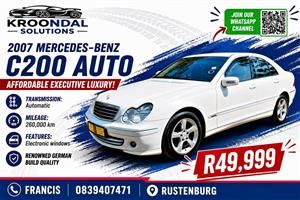 2007 Mercedes Benz C200 automatic