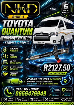 NKD_Recon_Toyota_Quantum_Diesel_Injectors