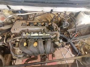 Toyota 4zz engine end gearbox 