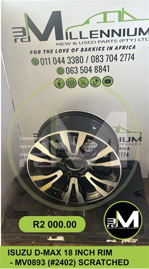 ISUZU D-MAX 18 INCH RIM - MV0893 (#2402) SCRATCHED