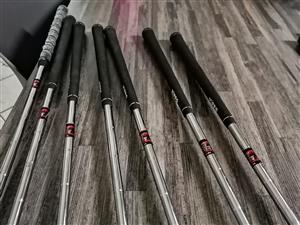 I am selling a Hippo Golfset. Irons- 5, 6, 7, 8, 9, W, 60° W. Hybrids 3, 4. 3 FW