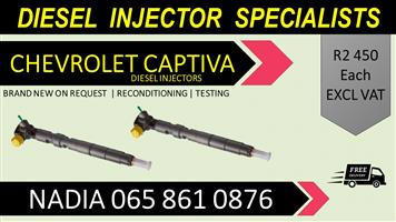 CAPTIVA DELPHI DIESEL INJECTORS FOR SALE OR TO RECON