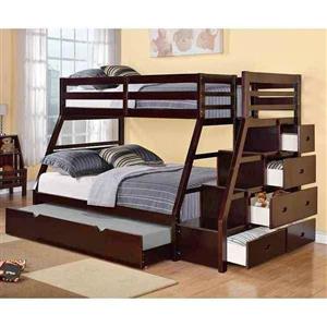 Space saving bunk beds