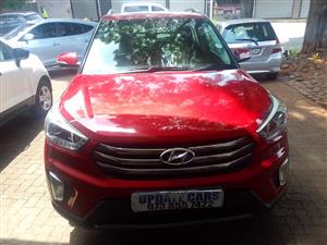 2017 HYUNDAI CRETA 1.6  96,000KM , PETROL, MANUAL, RED COLOR  