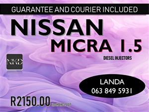 NISSAN MICRA DIESEL INJECTORS RECONDITIONING                                    