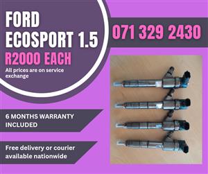 FORD ECOSPORT 1.5 INJECTORS FOR SALE WITH WARRANTY