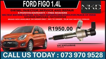 Ford Figo 1.4L Diesel Injectors 