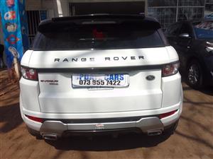2012 RANGE ROVER EVOQUE SD4 Auto white color Reverse Camera  Leather seat  Panaromic Sunroof  68000k