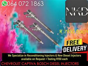 CHEV CAPTIVA BOSCH DIESEL INJECTORS FOR SALE