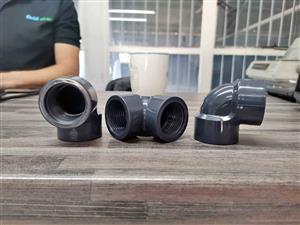 1" / 25mm 90° uPVC thread Elbow